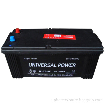 Car Batteries Free Maintenance N170mf 12V 170ah Starter Battery